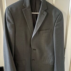 Michael Kors Charcoal Checkered Blazer